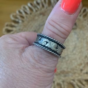 Men’s Wedding Band, Hyo Silver Size 14